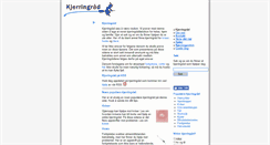 Desktop Screenshot of kjerringrad.com